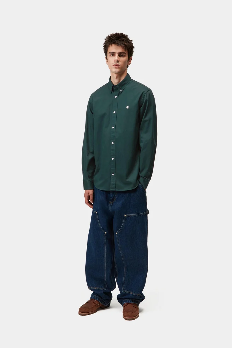 Carhartt WIP Herrenhemd Madison | Dunkelbraun