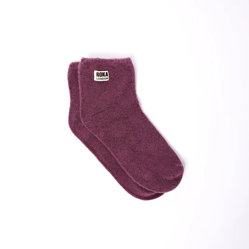 ROKA Watford Bio-Baumwoll-Crop-Socken | Beere