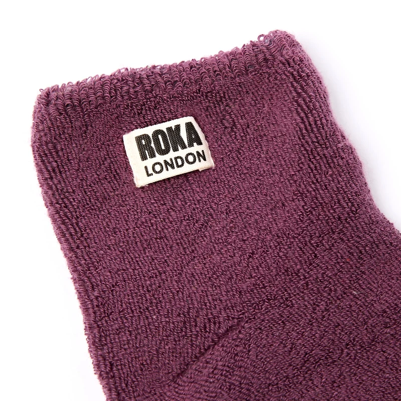 ROKA Watford Bio-Baumwoll-Crop-Socken | Beere
