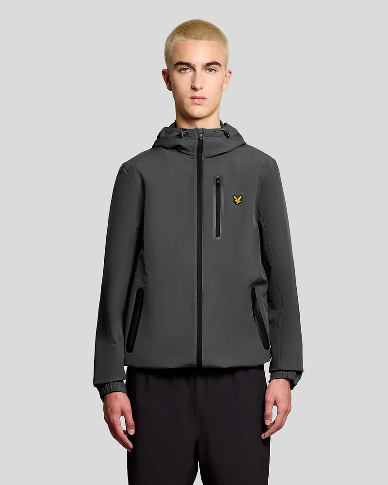 Lyle & Scott Sportliche Herrenjacke mit Kapuze, wasserabweisend | Turbulence