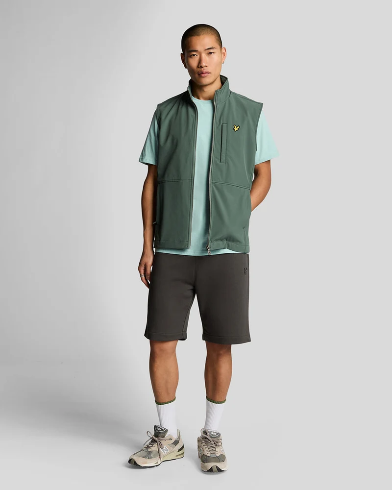 Lyle & Scott Herren-Sweatshorts aus superfeiner Baumwolle | Anthrazit
