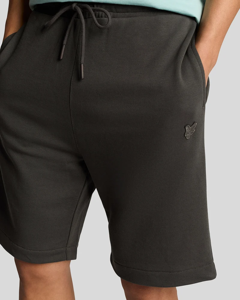 Lyle & Scott Herren-Sweatshorts aus superfeiner Baumwolle | Anthrazit