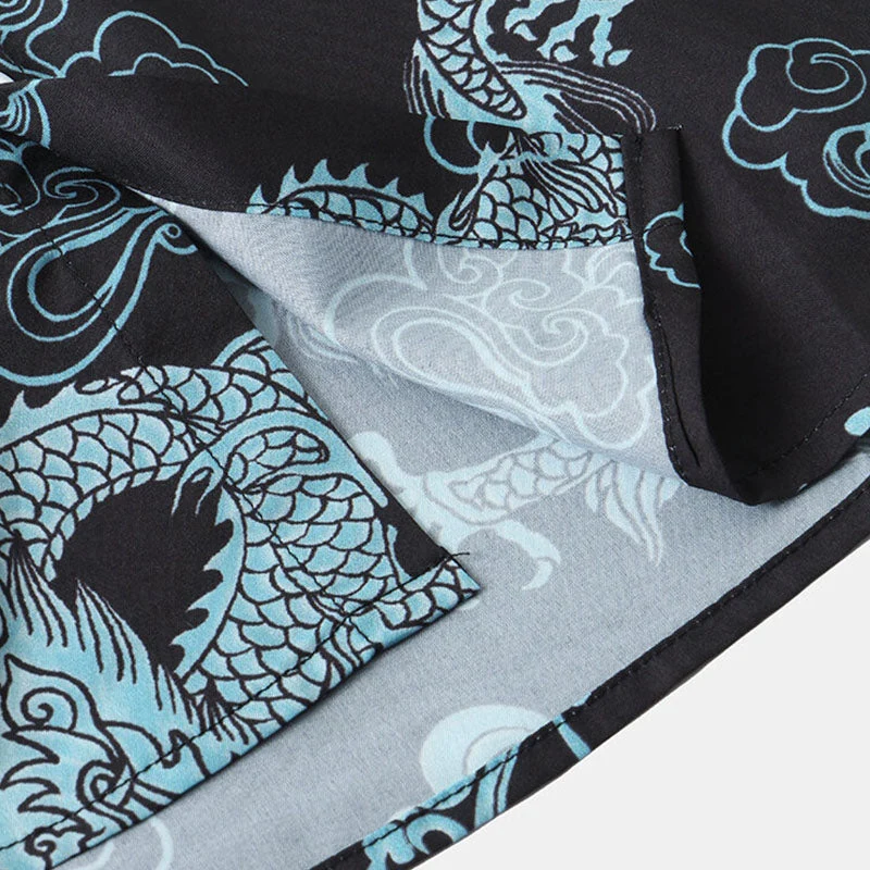 Stilvolles Herren Kurzarm Hemd mit Blumen Design