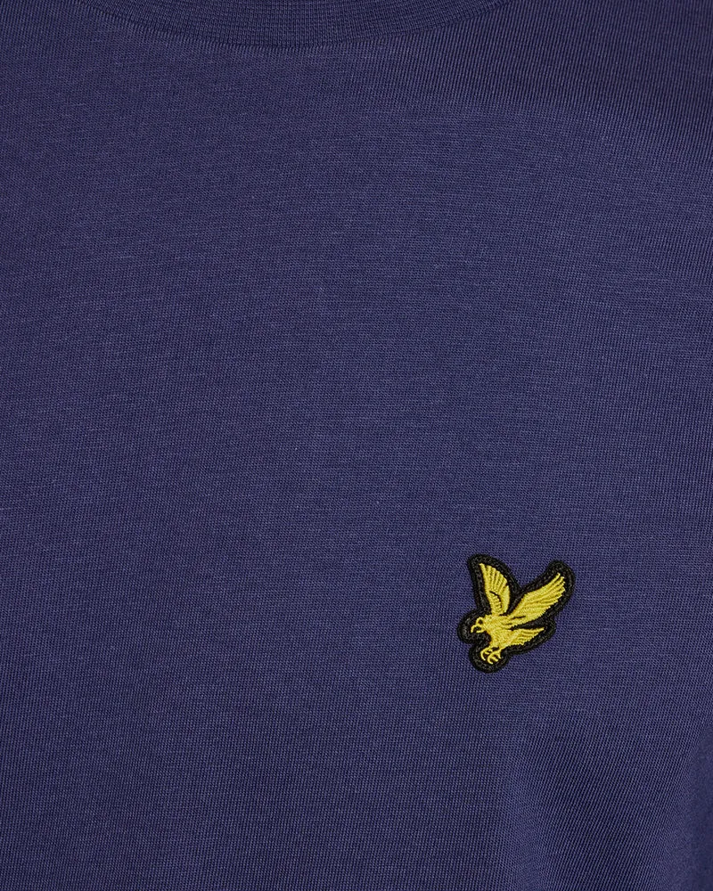 Lyle & Scott Herren-T-Shirt aus Baumwolle mit Rundhalsausschnitt | Dunkelblau