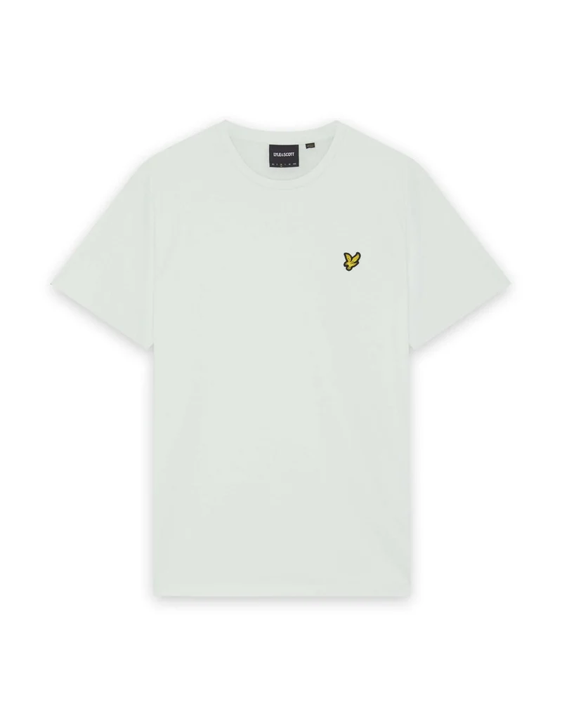 Lyle & Scott Herren-T-Shirt aus Baumwolle mit Rundhalsausschnitt | Blaues Eis