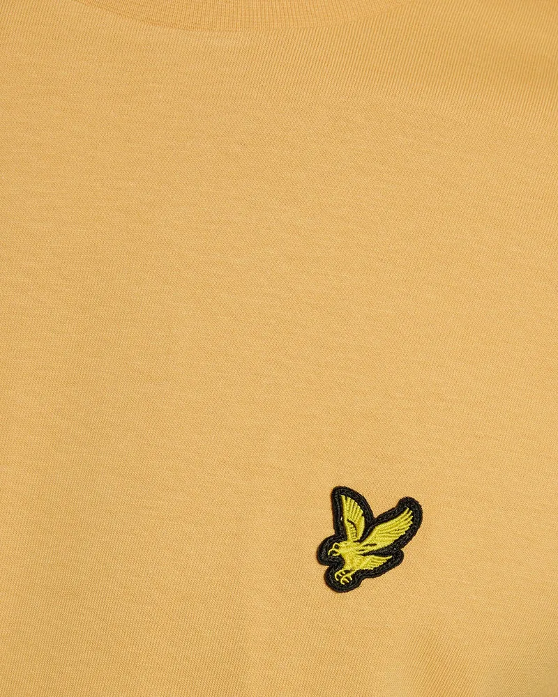 Lyle & Scott Herren-T-Shirt aus Baumwolle mit Rundhalsausschnitt | Wabenmuster