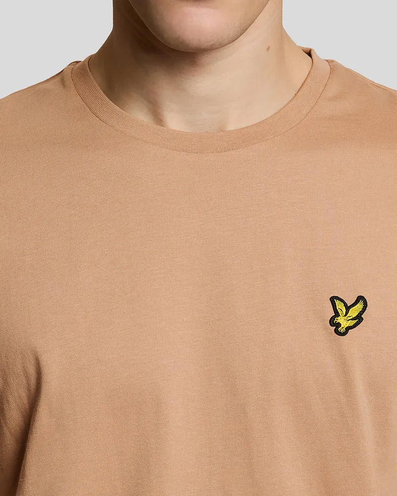 Lyle & Scott Herren-T-Shirt aus Baumwolle mit Rundhalsausschnitt | Gerste