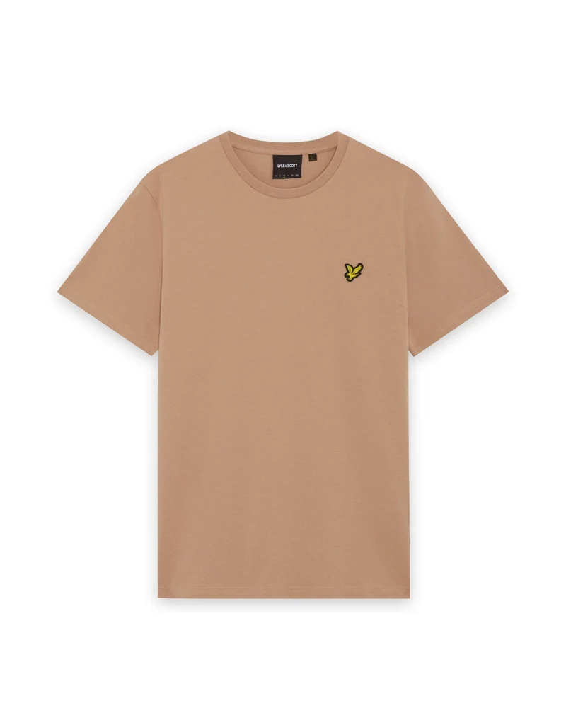 Lyle & Scott Herren-T-Shirt aus Baumwolle mit Rundhalsausschnitt | Gerste