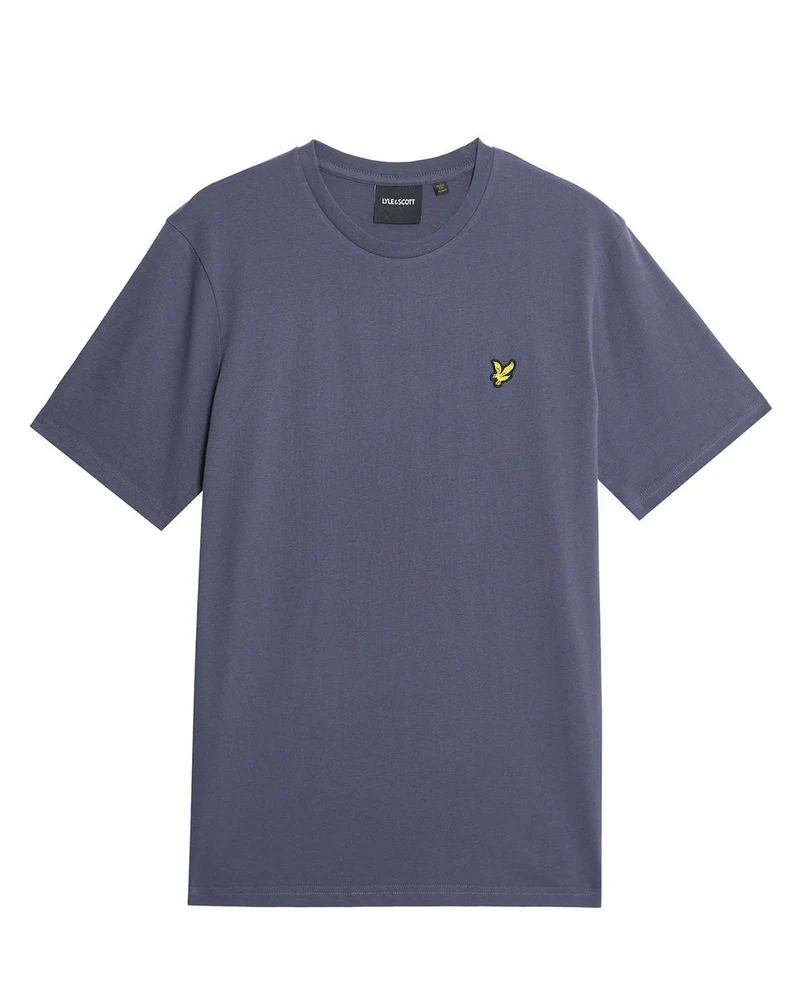 Lyle & Scott Herren-T-Shirt aus Baumwolle mit Rundhalsausschnitt | Greystone