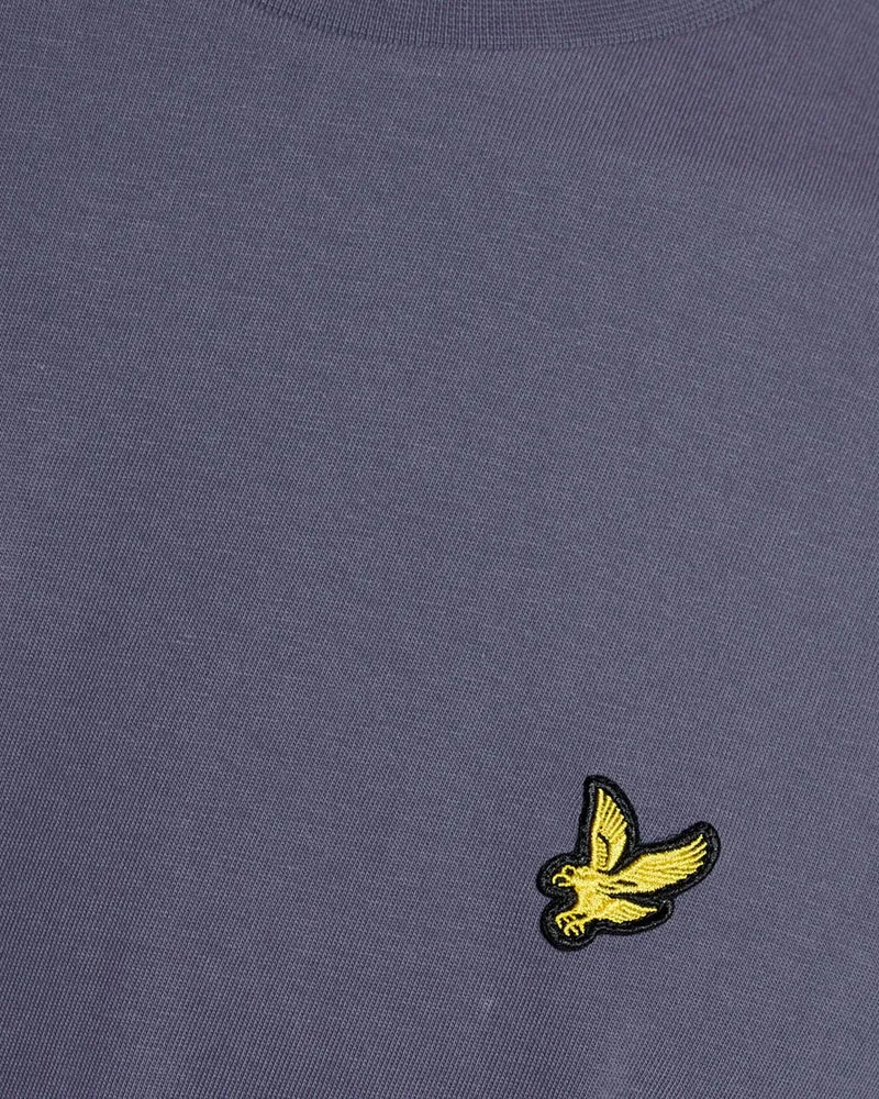 Lyle & Scott Herren-T-Shirt aus Baumwolle mit Rundhalsausschnitt | Greystone
