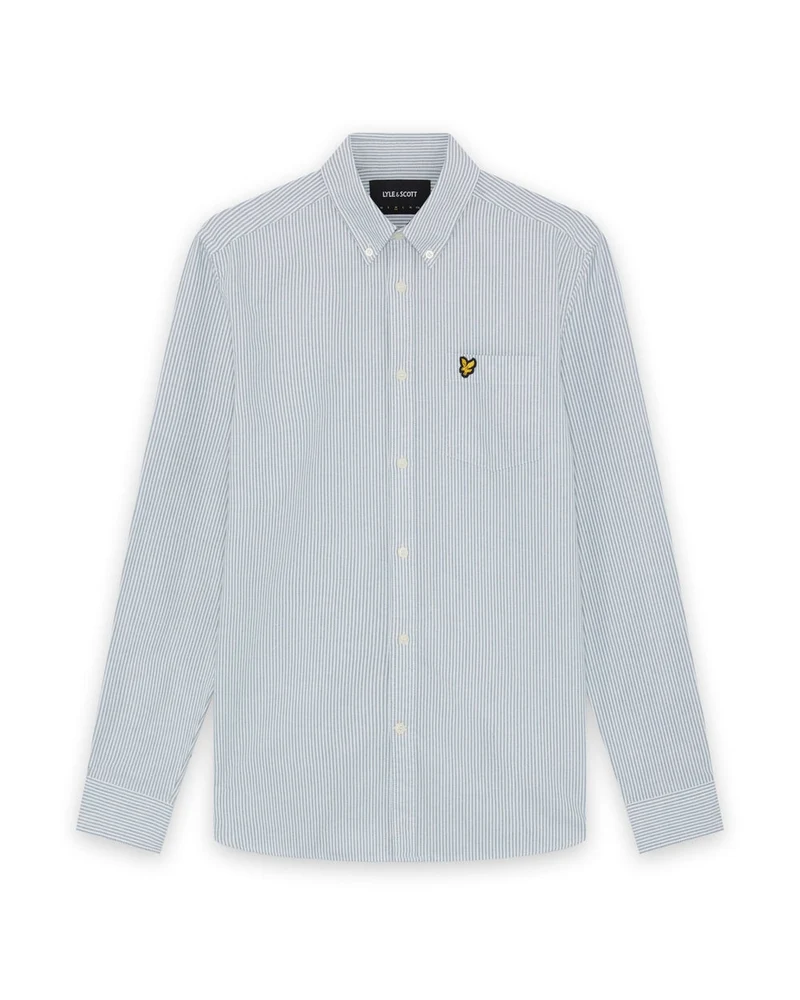 Lyle & Scott Herren-Oxfordhemd aus Baumwolle mit Streifen | Everglade
