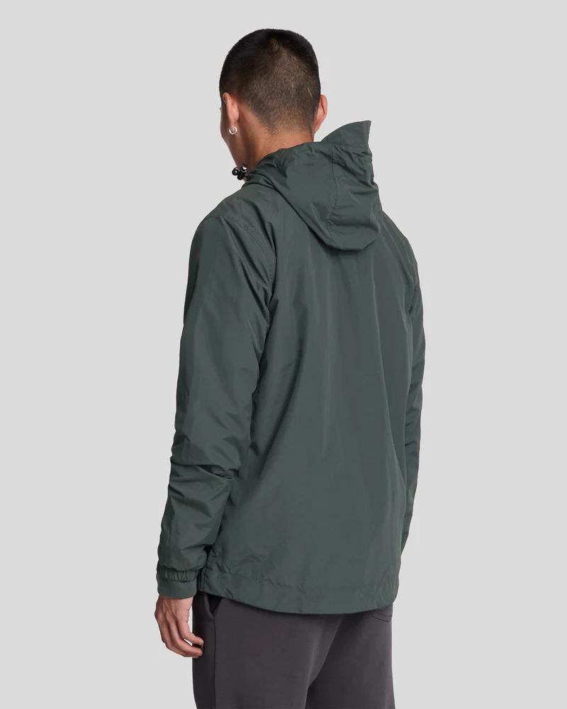 Lyle & Scott Herren-Kapuzenjacke, wasserabweisend | Gunmetal