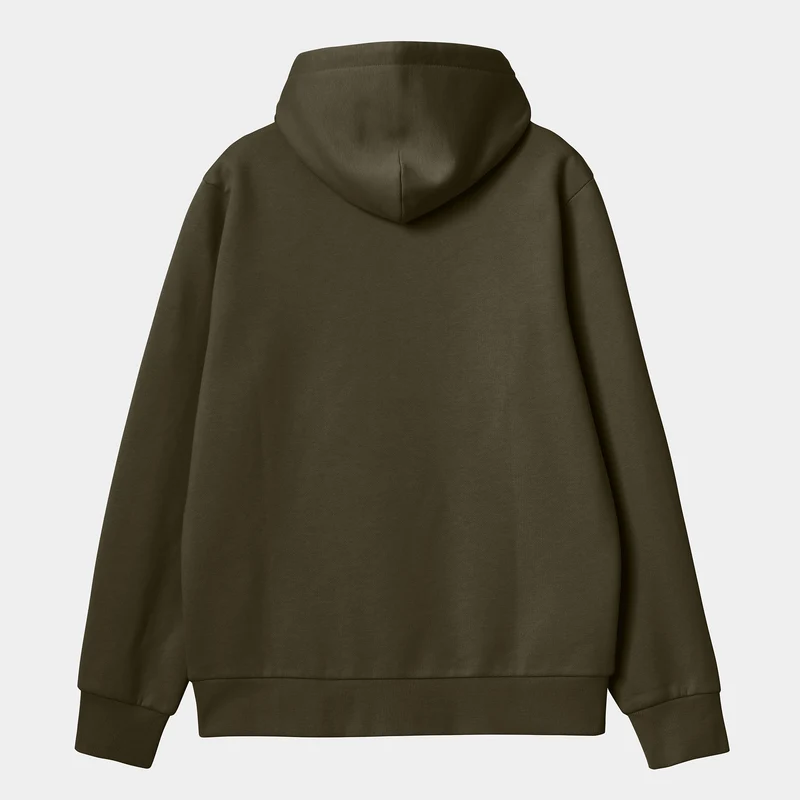 Carhartt WIP Kapuzenpullover mit aufgesticktem Schriftzug für Herren - Zypresse