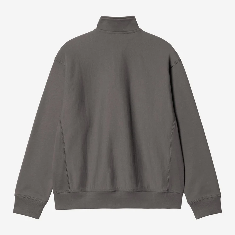 Carhartt WIP Herren Halb-Zip-Reißverschluss American Script Sweatshirt | Porphyr