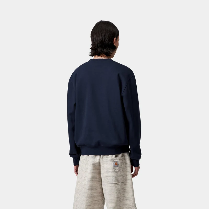 Carhartt WIP Herren Masterpiece Sweatshirt | Luftwaffenblau