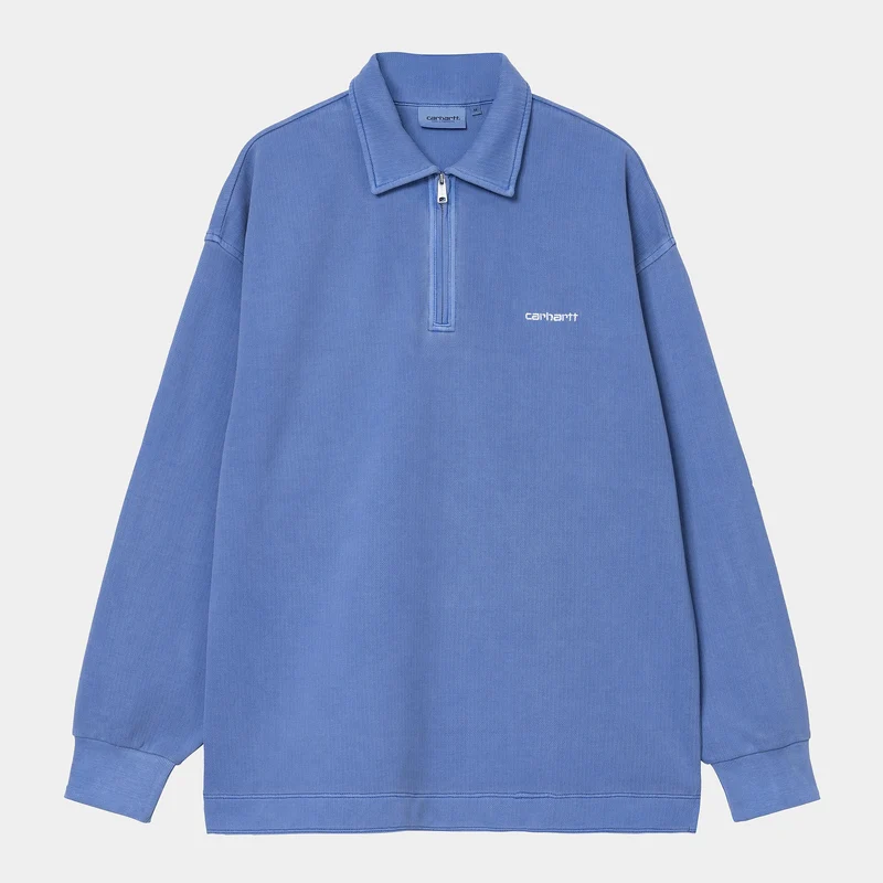 Carhartt WIP Herren Piqué-Sweatshirt mit Schriftzug | Wolfsbane