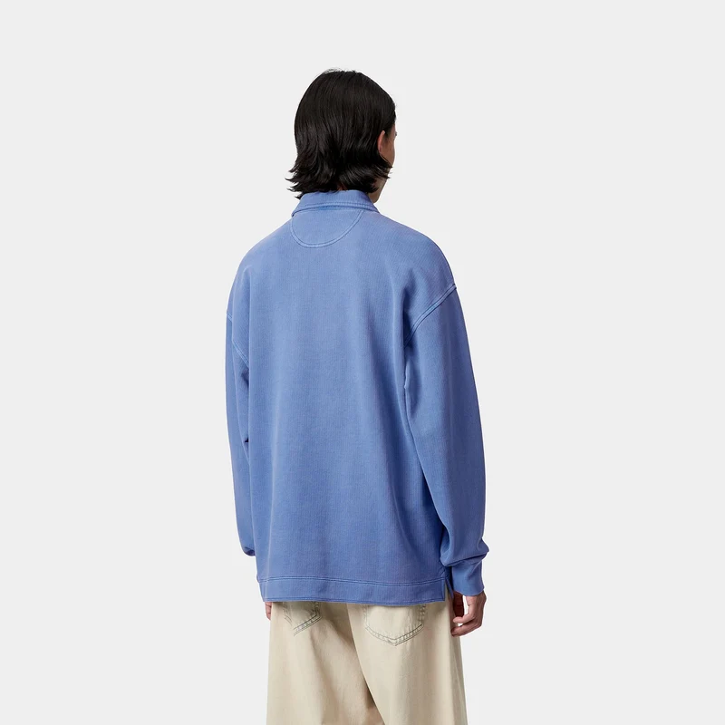 Carhartt WIP Herren Piqué-Sweatshirt mit Schriftzug | Wolfsbane