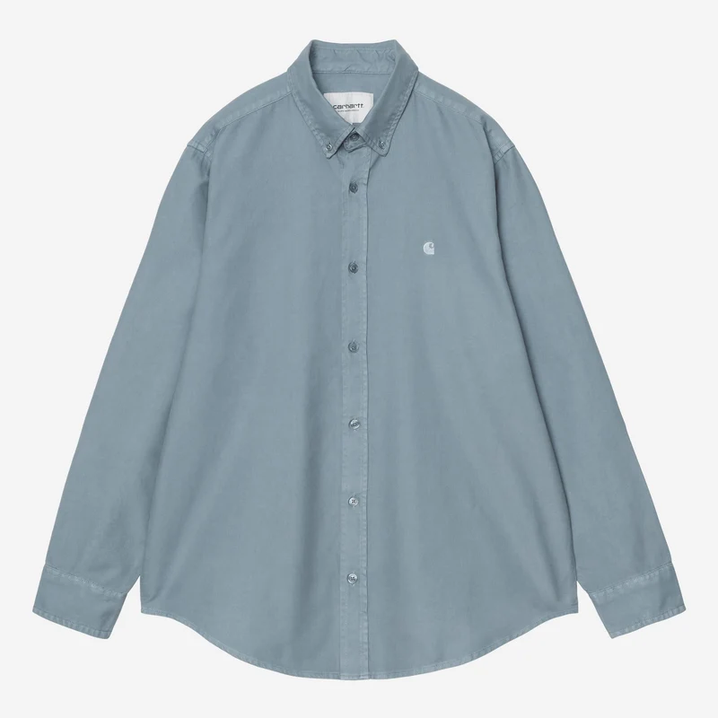 Carhartt WIP Bolton Herrenhemd | Samtblau