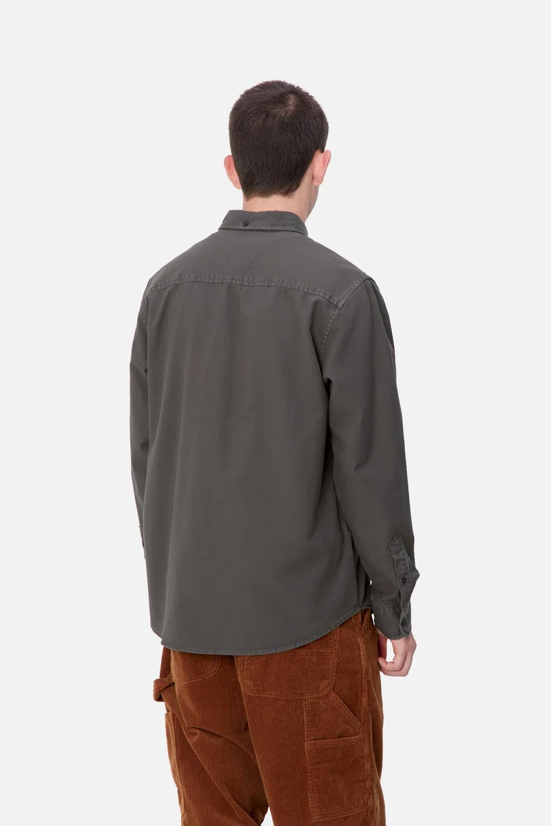 Carhartt WIP Bolton Herrenhemd | Graphit