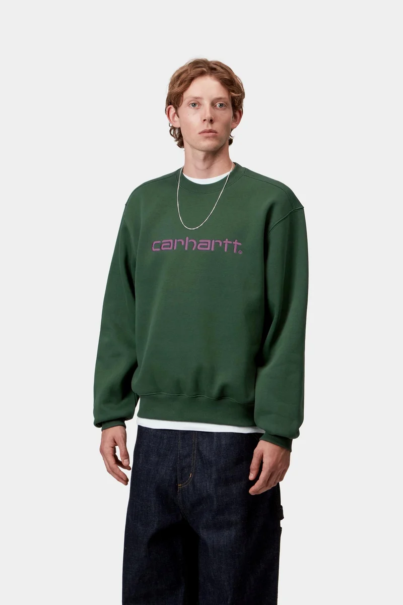 Carhartt WIP Herren Carhartt Sweatshirt | Ahornbaum / Phlox