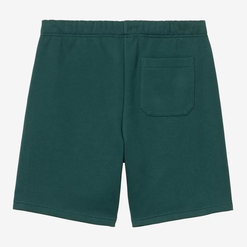 Carhartt WIP Chase Herren-Sweatshorts | Dunkelbraun
