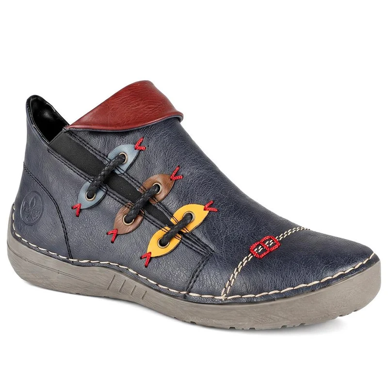 Rieker Slip On Elasticated Boots - RKR44502 / 329 729