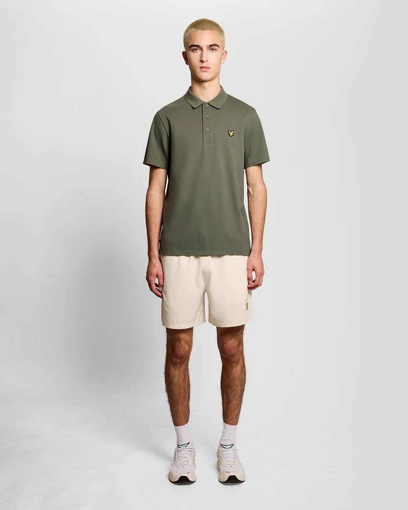 Lyle & Scott Herren-Sportpoloshirt | Kaktusgrün