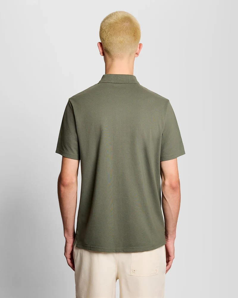 Lyle & Scott Herren-Sportpoloshirt | Kaktusgrün