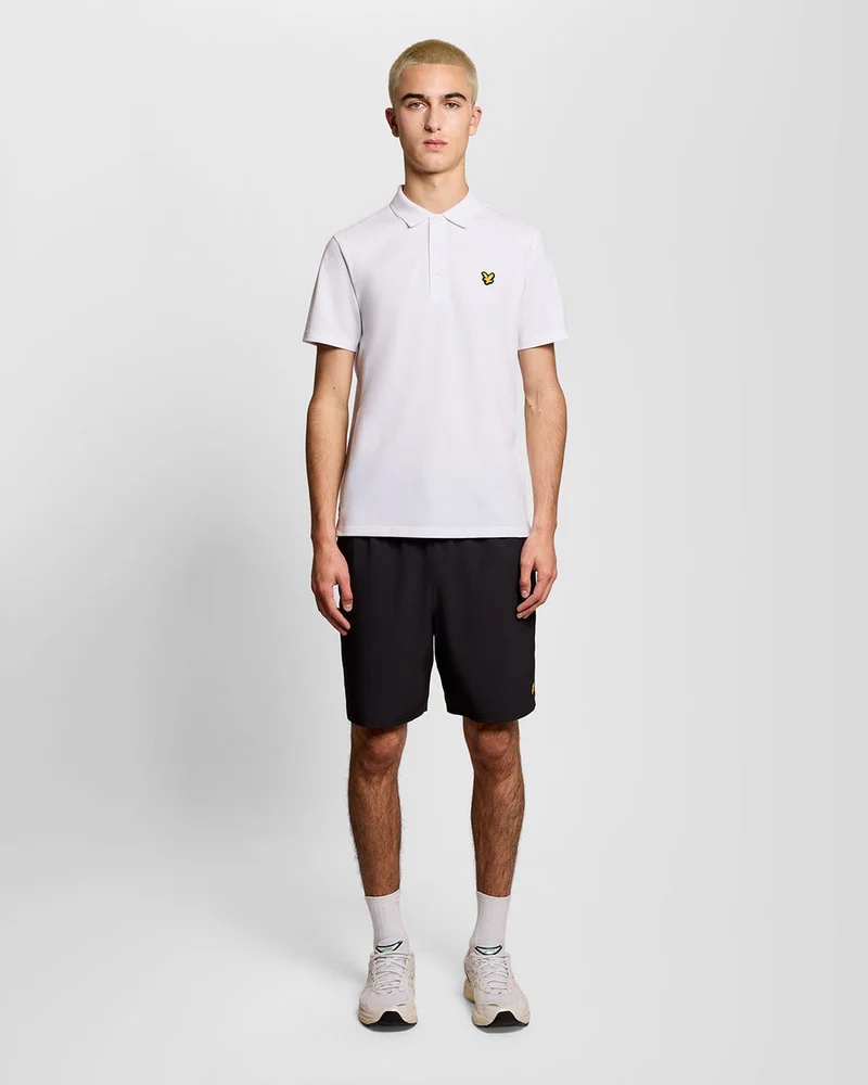 Lyle & Scott Herren-Sportpoloshirt | Weiß