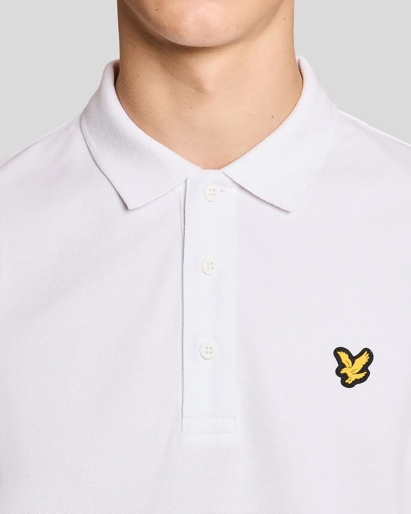 Lyle & Scott Herren-Sportpoloshirt | Weiß
