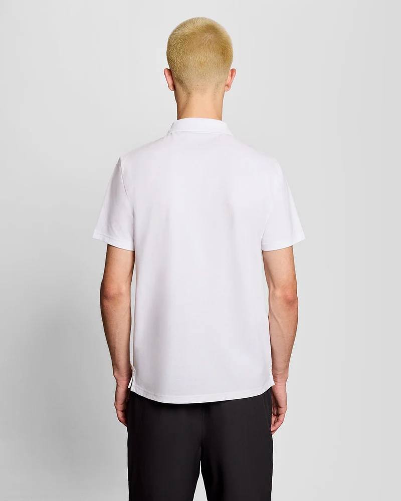 Lyle & Scott Herren-Sportpoloshirt | Weiß
