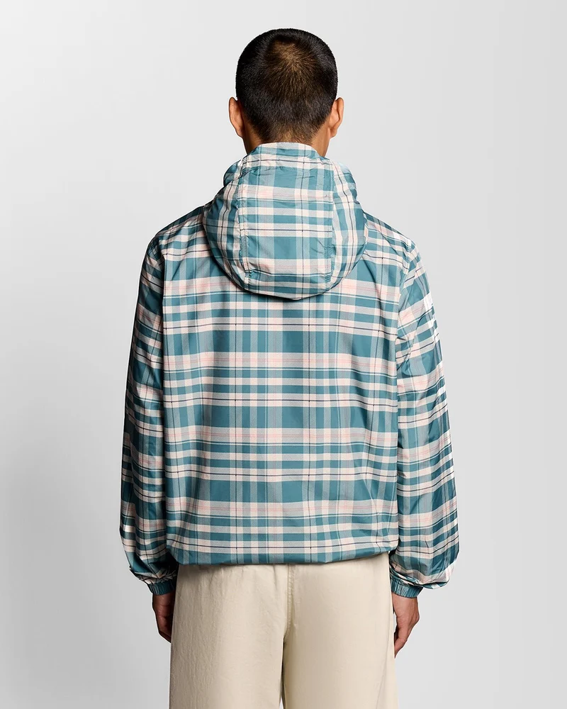 Lyle & Scott Leichte Herren-Kapuzenjacke mit Tartanmuster | Everglades