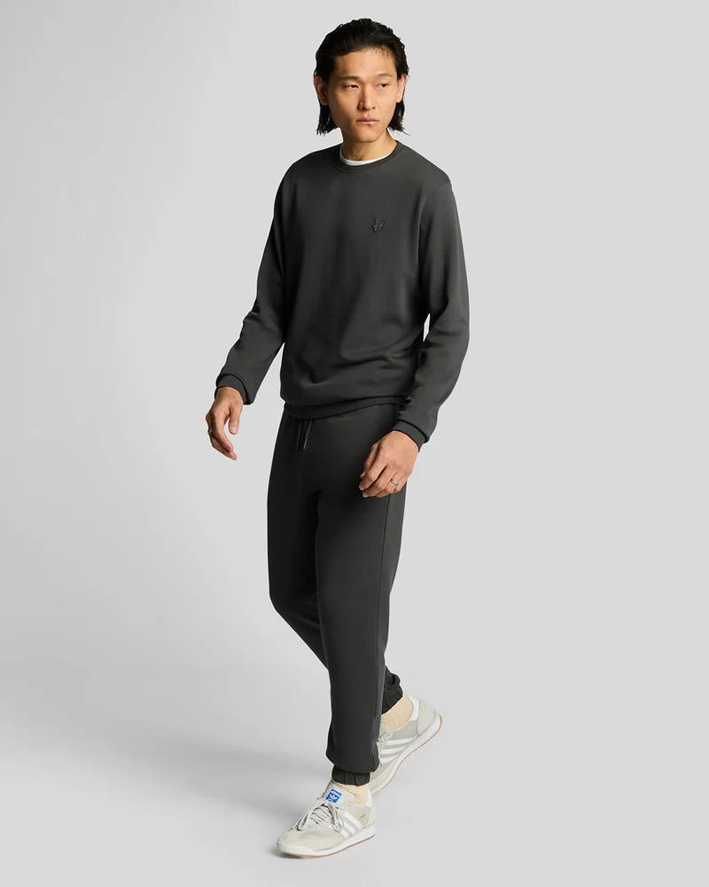 Lyle & Scott Slim-Fit-Jogginghose aus superfeiner Baumwolle für Herren | Gunmetal