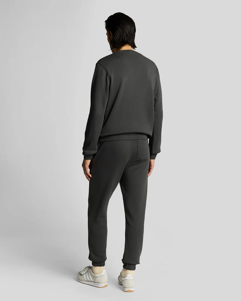 Lyle & Scott Slim-Fit-Jogginghose aus superfeiner Baumwolle für Herren | Gunmetal
