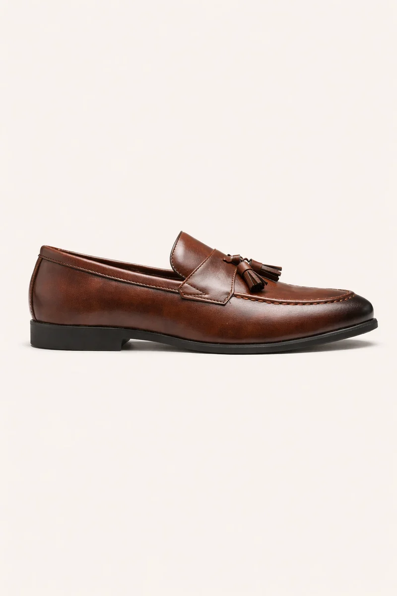 Herren Leder Mokassin Schuhe klassische Verarbeitung Quasten elegant formal - Draven
