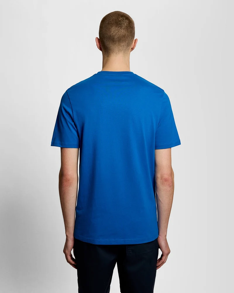 Lyle & Scott Herren-T-Shirt aus Baumwolle mit Rundhalsausschnitt | Hellblau