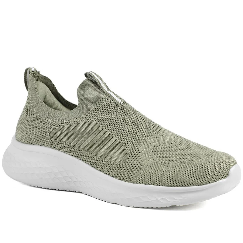 Wide Fit Memory Foam Slip On Trainers - BRK43041 / 329 070
