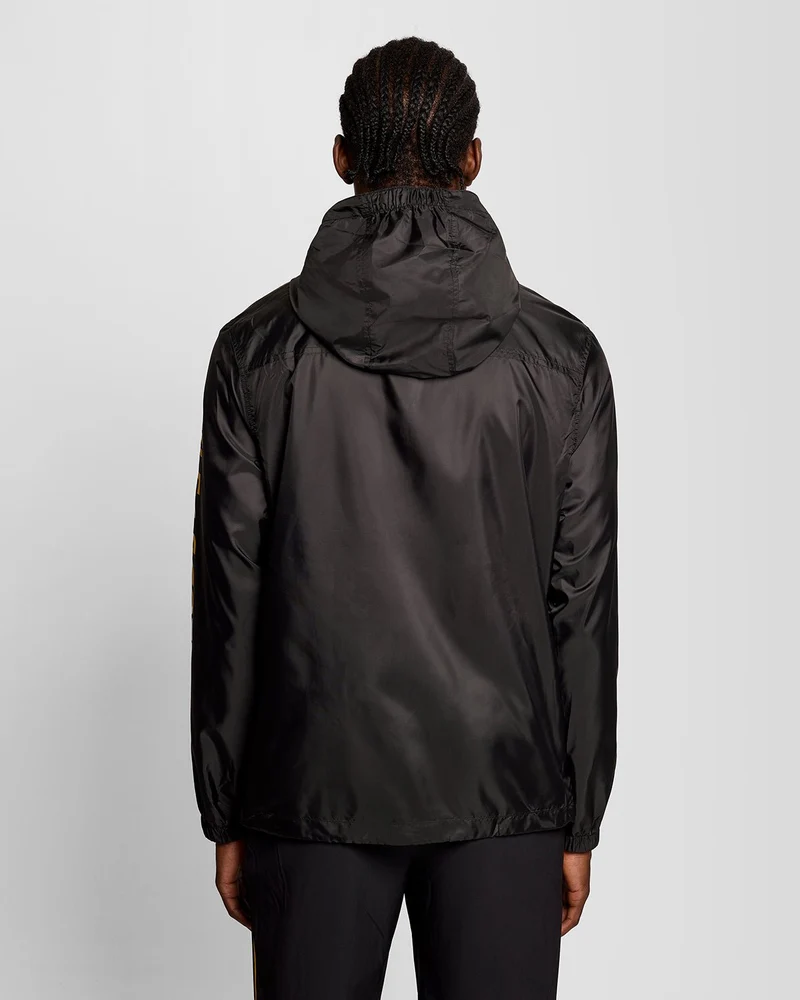Lyle & Scott Leichte Herren-Sport-Trainingsjacke | Tiefschwarz