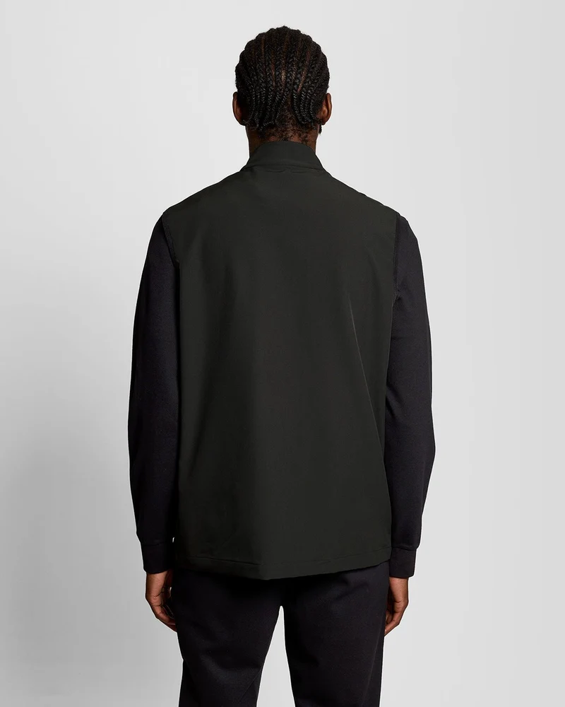 Lyle & Scott Herren-Sport-Performance-Weste | Tiefschwarz