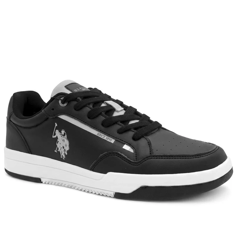 US Polo Lace Up Trainers - USPOL43002 / 330 485 - Black