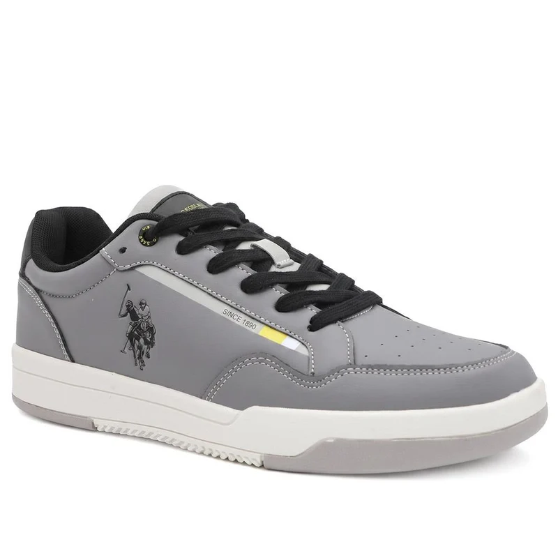 US Polo Lace Up Trainers - USPOL43002 / 330 485 - Grey