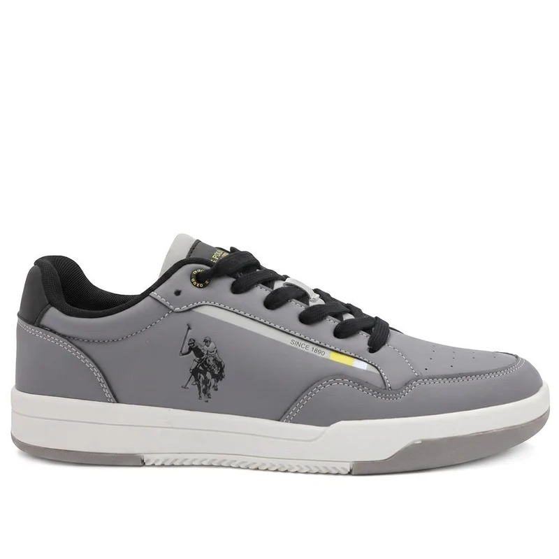 US Polo Lace Up Trainers - USPOL43002 / 330 485 - Grey