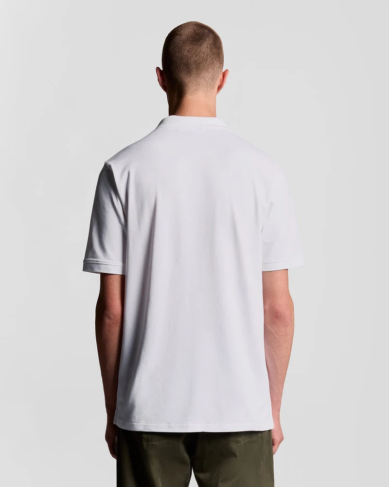 Lyle & Scott Herren-Poloshirt aus Baumwolle | Weiß