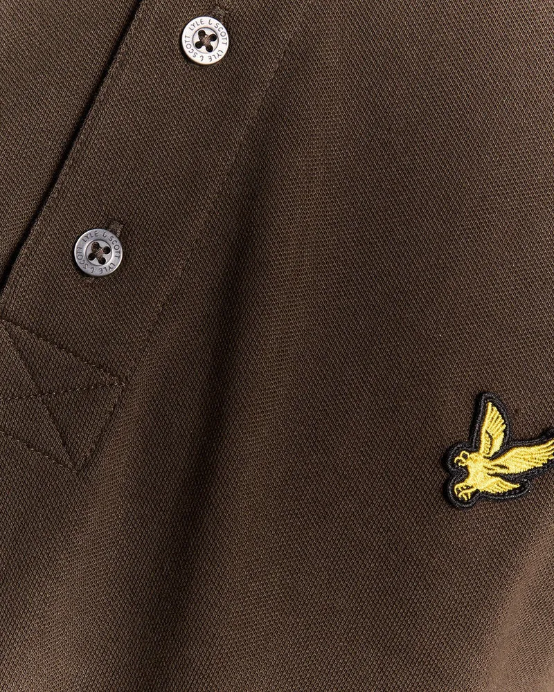 Lyle & Scott Herren-Poloshirt aus Baumwolle | Oliv
