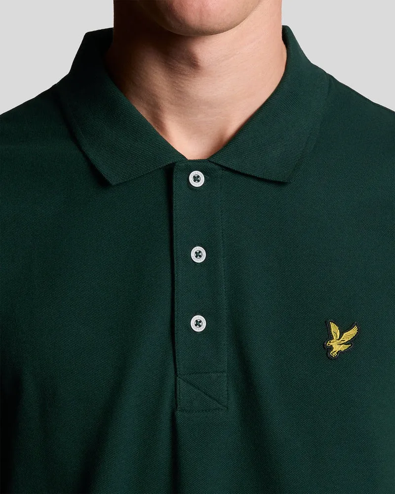 Lyle & Scott Herren-Poloshirt aus Baumwolle | Dunkelgrün