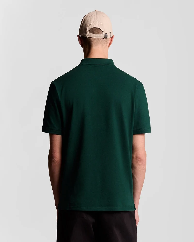 Lyle & Scott Herren-Poloshirt aus Baumwolle | Dunkelgrün