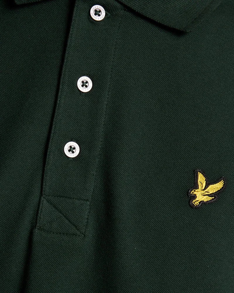 Lyle & Scott Herren-Poloshirt aus Baumwolle | Dunkelgrün