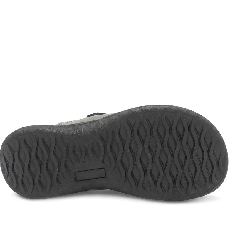 Wide Fit Adjustable Fasten Sandals - BOJIE43022 / 329 322 - Light Grey