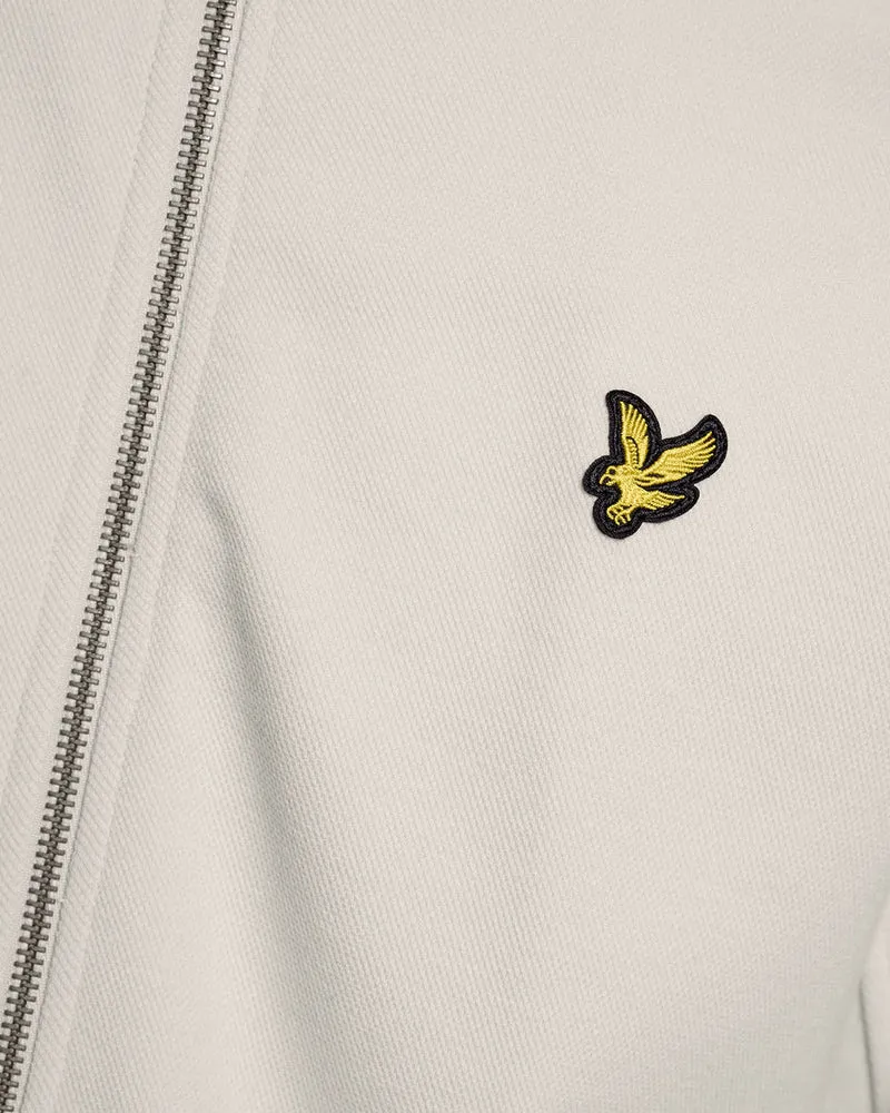 Lyle & Scott Herren-Trainingsjacke aus Baumwollmischgewebe | Rosa Fliesen