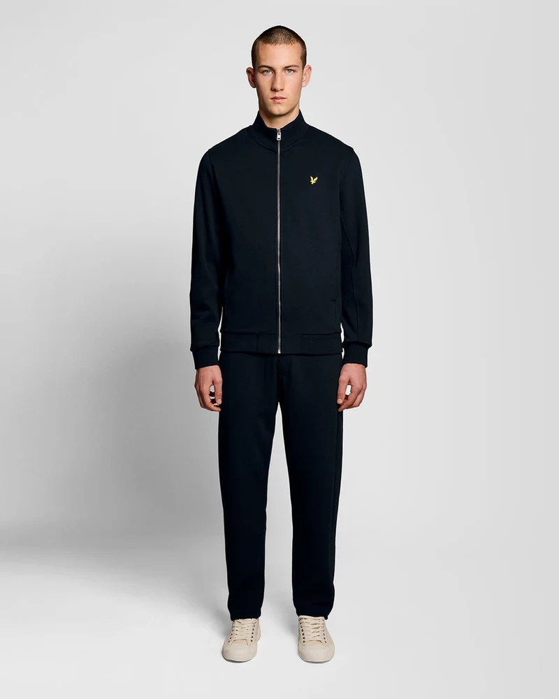 Lyle & Scott Herren-Trainingsjacke aus Baumwollmischgewebe | Dunkelblau